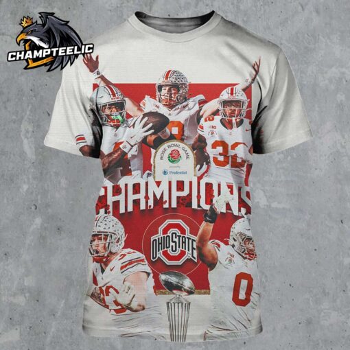 Ohio State Buckeyes Football Your 2025 Rose Bowl Champions All Over Print Shirt