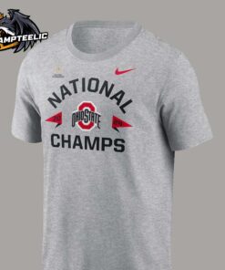 Ohio State Buckeyes Nike College Football Playoff 2024 National Champions Arch Over Logo T-Shirt