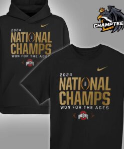 Ohio State Buckeyes Nike College Football Playoff 2024 National Champions Locker Room Won For The Ages T-Shirt