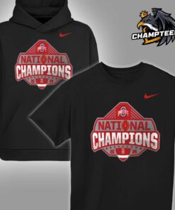 Ohio State Buckeyes Nike College Football Playoff 2024 National Champions Official Logo Classic Shirt