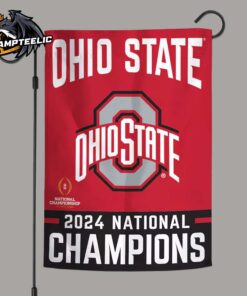 Ohio State Buckeyes WinCraft College Football Playoff 2024 National Champions Double-Sided Garden Flag