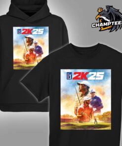 PGA Tour 2K25 Max Homa Matt Fitzpatrick And Tiger Woods Cover Athletes Unisex T-Shirt