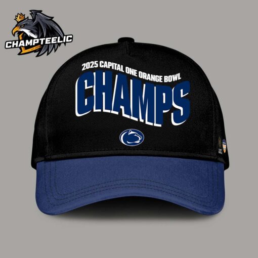 Penn State Nittany Lions 2025 Orange Bowl Champions College Football Playoff Semifinal Cap Hat Snapback