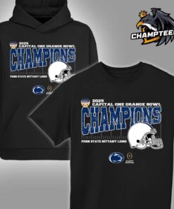 Penn State Nittany Lions 2025 Orange Bowl Champions College Football Playoff Semifinal Vintage Style With Helmet Unisex T-Shirt