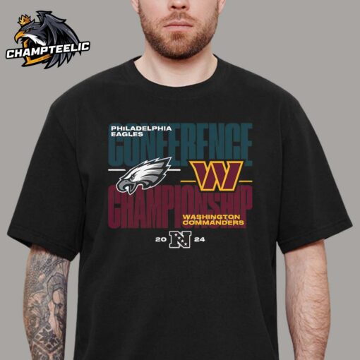 Philadelphia Eagles Vs Washington Commanders 2024 NFC Championship Game Matchup Unisex T-Shirt