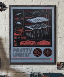 Pretty Lights NYE VIP Poster For Shows In Chicago Illinois At Wintrust Arena On December 30 And 31 Home Decor Poster Canvas