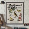 Railroad Earth Winter 2025 West Coast Edition Tour Poster Schedule Dates List First Edition Home Decor Poster Canvas