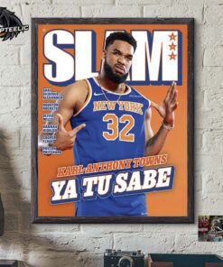 SLAM 254 Karl Anthony Towns New York Knicks Ya Tu Sabe On Cover Home Decor Poster Canvas