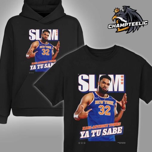 SLAM 254 Karl Anthony Towns New York Knicks Ya Tu Sabe On Cover Tee Shirt