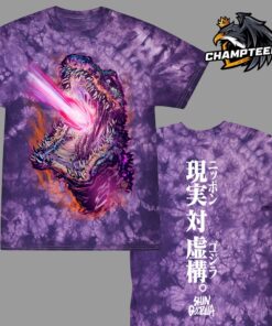 Shin Godzilla Who Will Know Purple Energy Tie Dye All Over Print Shirt