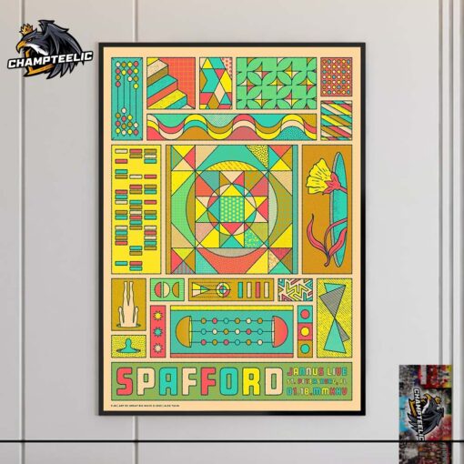 Spafford Poster For Show In St Petersburg Florida At Jannus Live On January 18 2025 Home Decor Poster Canvas