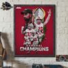 Ohio State Football Takes Down Notre Dame Wins Its First National Championship Champions Home Decor Poster Canvas