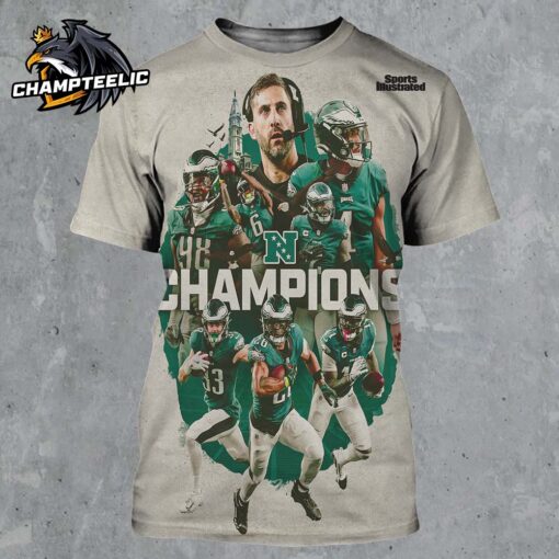 Sports Illustrated Philadelphia Eagles 2024 NFC Champions Super Bowl LIX New Orleans Bound All Over Print Shirt