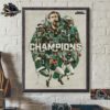 Sports Illustrated Philadelphia Eagles 2024 NFC Champions Super Bowl LIX New Orleans Bound Home Decor Poster Canvas