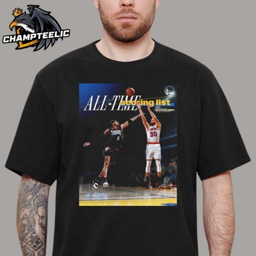 Stephen Curry Surpassed Allen Iverson NBA 28th All Time Scoring List Classic T-Shirt