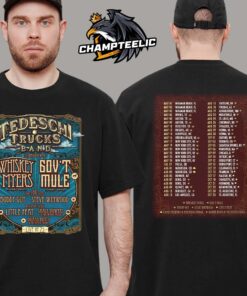 Tedeschi Trucks Band Live In 25 Tour With Whiskey Myers An Gov’t Mule Tour Schedule Date List Two Sides Unisex T-Shirt