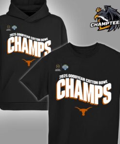 Texas Longhorns 2025 Cotton Bowl Classic Champions College Football Playoff Semifinal Unisex T-Shirt Hoodie