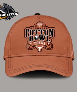 Texas Longhorns 2025 Goodyear Cotton Bowl Bound College Football Semifinal Brown Cap Hat Snapback