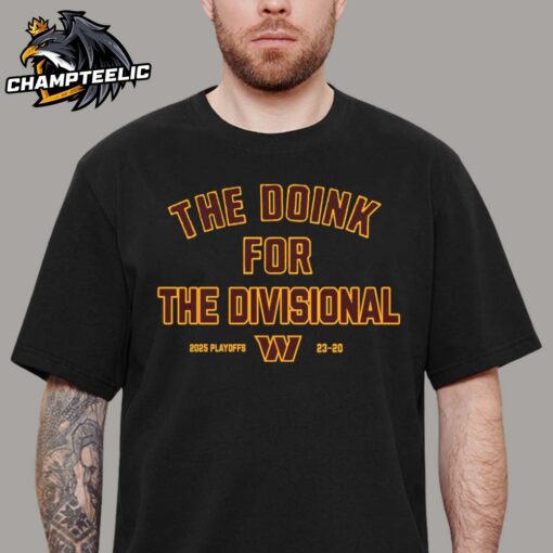 The Doink For The Divisional Washington Commanders 2025 NFL Playoffs For Fans Unisex T-Shirt