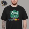 The Frozen Confines Big Ten Hockey Series At Wrigley Field 2025 Logo With Teams List Unisex T-Shirt