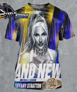 Tiffany Stratton New WWE Women’s Champion It Is Officially Tiffy Time Smackdown 2025 All Over Print Shirt