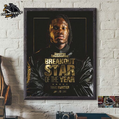 Travis Hunter Sports Illustrated Breakout Star Of The Year Awards Home Decor Poster Canvas