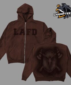 Travis Scott LAFD Merch All Over Print Zip Hoodie