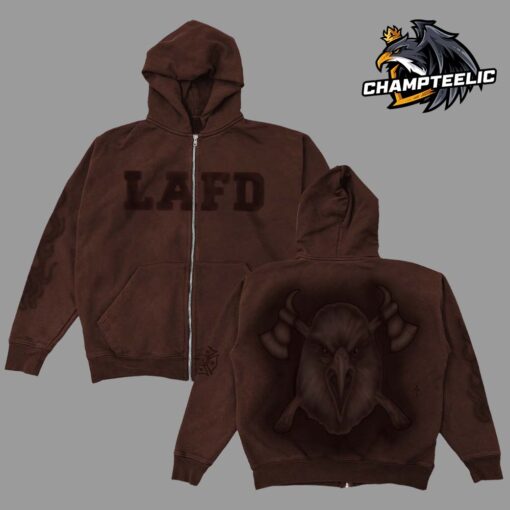 Travis Scott LAFD Merch All Over Print Zip Hoodie