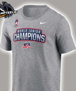 USA Hockey Team Nike 2025 IIHF World Junior Champions Unisex T-Shirt