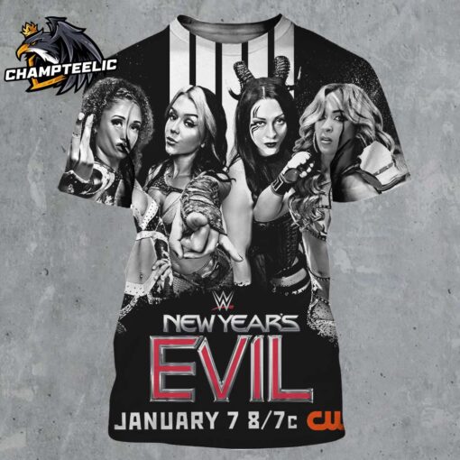 WWE NXT New Years Evil Fatal 4 Way Match Women’s North American Championship All Over Print Shirt