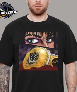 WWE Rhea Ripley Eyes On The Prize Women’s World Champion Comic Style Unisex T-Shirt