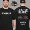 ACDC Are You Ready PWR UP North America 2025 Logo Two Sides Unisex T-Shirt