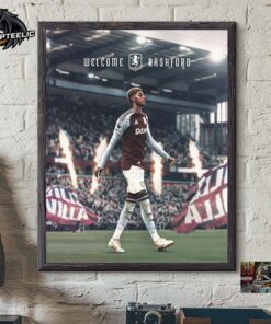 Aston Villa Welcome Marcus Rashford Home Decor Poster Canvas