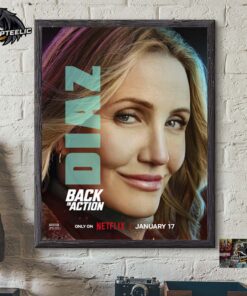 Back In Action 2025 Character Poster Starring Cameron Diaz Home Decor Poster Canvas