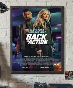 Back In Action 2025 Poster Starring Jamie Foxx And Cameron Diaz They Are Living Their Best Lies Home Decor Poster Canvas