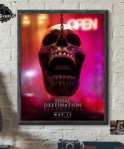 Final Destination Bloodlines First Poster In Theaters On May 16 2025 Death Runs In The Family Home Decor Poster Canvas