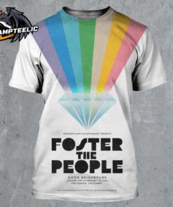 Foster The People Show Gig Poster At Fox Theater California On January 31 And February 1 2025 All Over Print Shirt