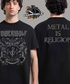 Powerwolf Crest Metal Is Religion Two Sides Unisex T-Shirt