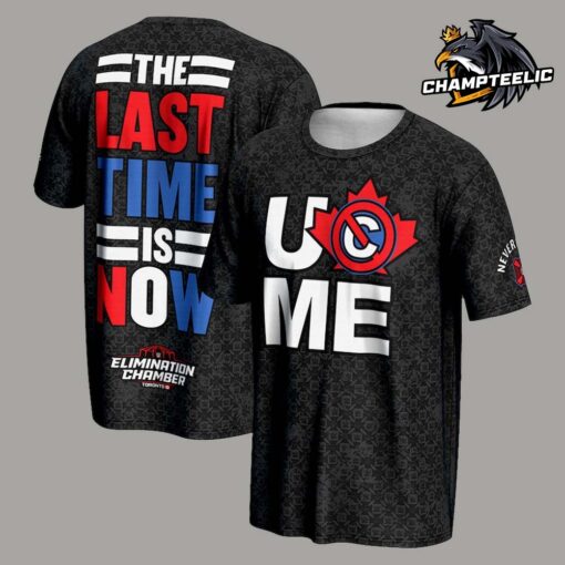 ProSphere John Cena Elimination Chamber 2025 Toronto The Last Time Is Now All Over Print T-Shirt