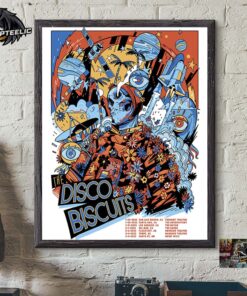 The Disco Biscuits CA AZ And NM Shows Poster Tour Dates List Home Decor Poster Canvas