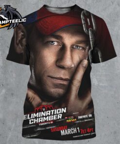 WWE Elimination Chamber Toronto 2025 Starring John Cena Official Poster All Over Print Shirt