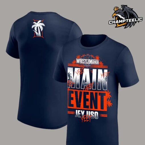 WWE Jey Uso Men’s Royal Rumble 2025 Winner Yeet Two Sides T-Shirt