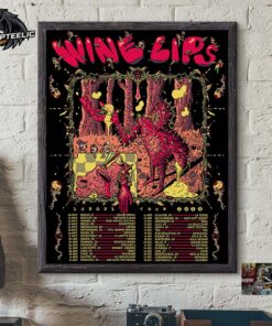 Wine Lips Europe Tour 2025 Tour Dates Home Decor Poster Canvas